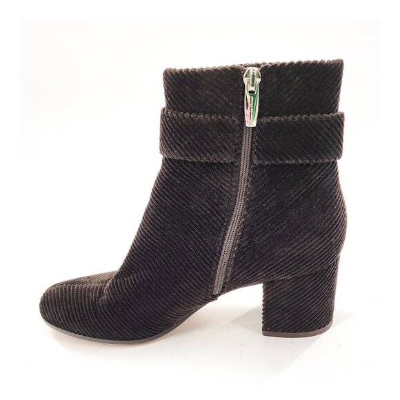 GIANVITO ROSSI Lucas Corduroy Ankle Bootie - Picture 7 of 14